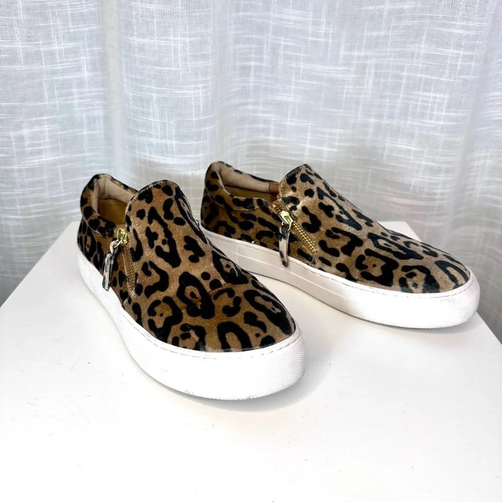 Steve Madden Glaammar Zip Platform Sneaker In Leopard 8